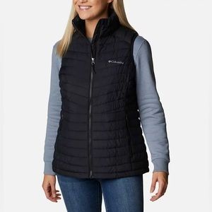 Columbia black slope edge puffer vest XL